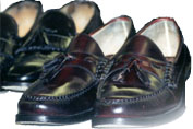 photo of repaired and shined shoes